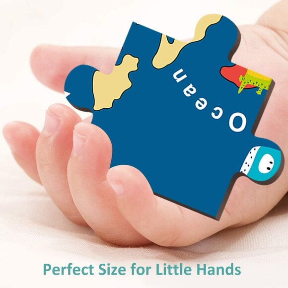 Wooden USA Map Puzzle, United States Puzzles 25 Pcs New Sealed Age 3+ - Picture 6 of 12